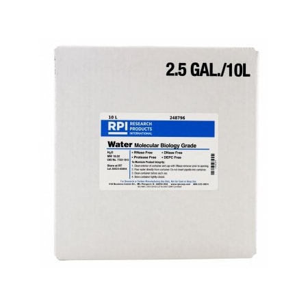 Rpi Water, Molecular Biology Grade, DNase and RNase Free, 10L 248796